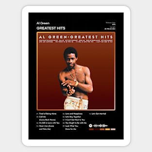 Al Green - Greatest Hits Tracklist Album Sticker